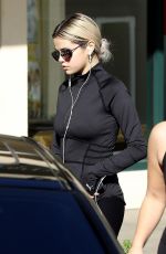 SELENA GOMEZ Leaves Pilates Class in Los Angeles 12/19/2017