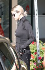 SELENA GOMEZ Leaves Pilates Class in Los Angeles 12/19/2017