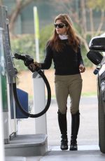 SELMA BLAIR at a Gas Station in Los Angeles 12/23/2017