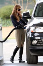 SELMA BLAIR at a Gas Station in Los Angeles 12/23/2017