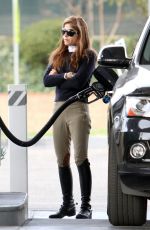 SELMA BLAIR at a Gas Station in Los Angeles 12/23/2017