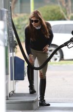 SELMA BLAIR at a Gas Station in Los Angeles 12/23/2017