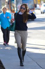 SELMA BLAIR in Equestrian Gear Out in Studio City 12/22/2017