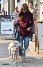 SELMA BLAIR Out with Her Dogs in Studio City 12/16/2017