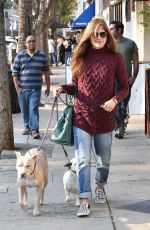 SELMA BLAIR Out with Her Dogs in Studio City 12/16/2017