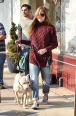 SELMA BLAIR Out with Her Dogs in Studio City 12/16/2017