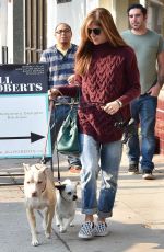 SELMA BLAIR Out with Her Dogs in Studio City 12/16/2017