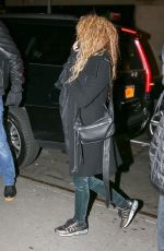 SHAKIRA Arrives at Hunt & Fish Club in New York 12/26/2017