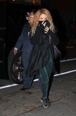 SHAKIRA Arrives at Hunt & Fish Club in New York 12/26/2017