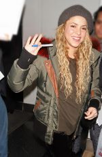 SHAKIRA at JFK Airport in New York 12/28/2017