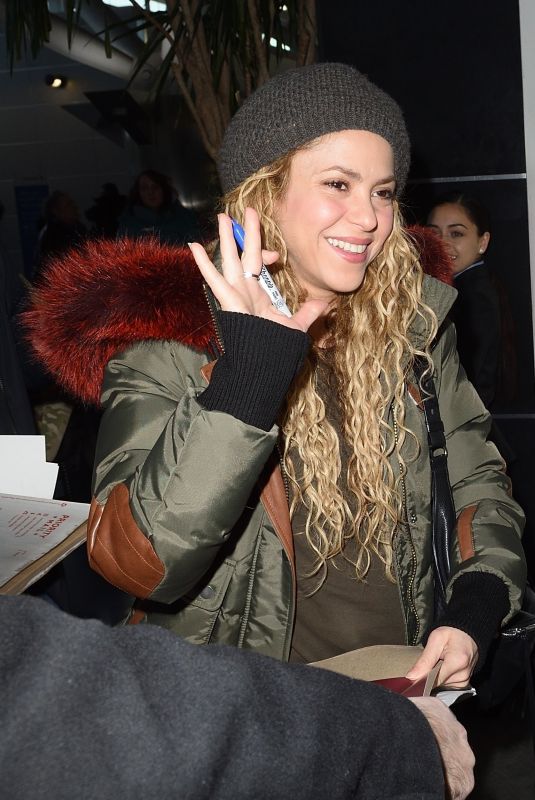 SHAKIRA at JFK Airport in New York 12/28/2017