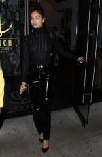 SHANINA SHAIK Leaves Catch LA in West Hollywood 12/21/2017