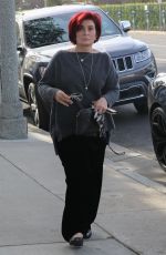 SHARON OSBOURNE Out Shopping in West Hollywood 12/18/2017
