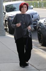 SHARON OSBOURNE Out Shopping in West Hollywood 12/18/2017