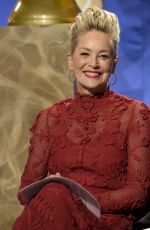 SHARON STONE at 75th Annual Golden Globe Awards Nomination Announcement in Beverly Hills 12/11/2017