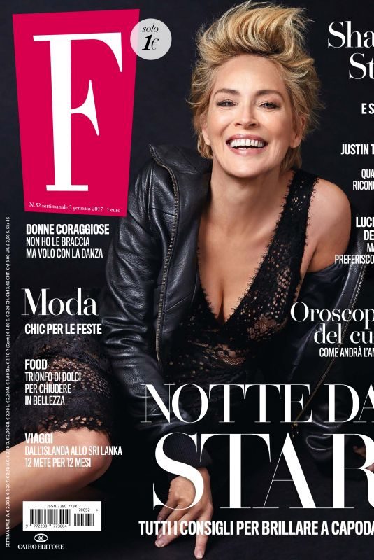 SHARON STONE in F n.52 Magazine, January 2018