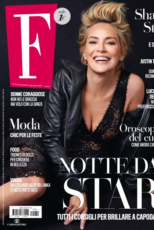 SHARON STONE in F n.52 Magazine, January 2018