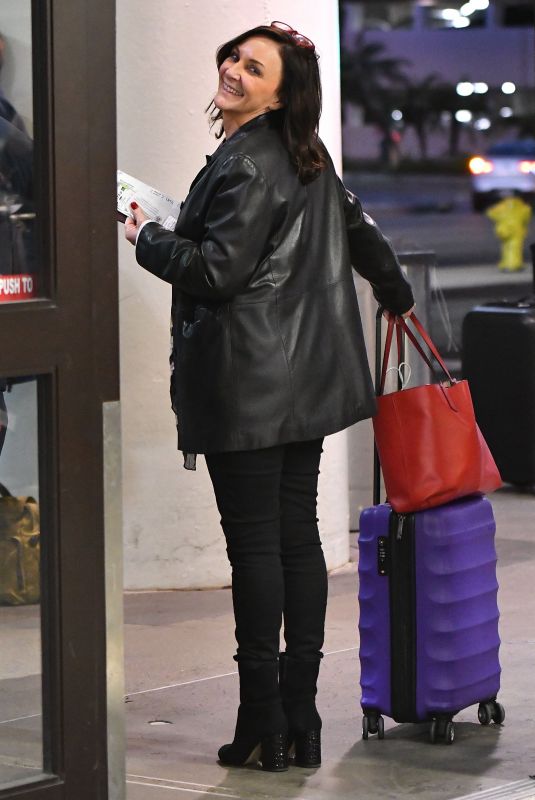 SHIRLEY BALLAS at LAX Airport in Los Angeles 12/18/2017