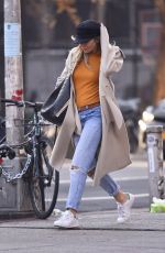 SIENNA MILLER Out and About in New York 12/03/2017