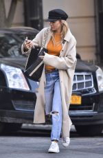 SIENNA MILLER Out and About in New York 12/03/2017