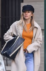SIENNA MILLER Out and About in New York 12/03/2017