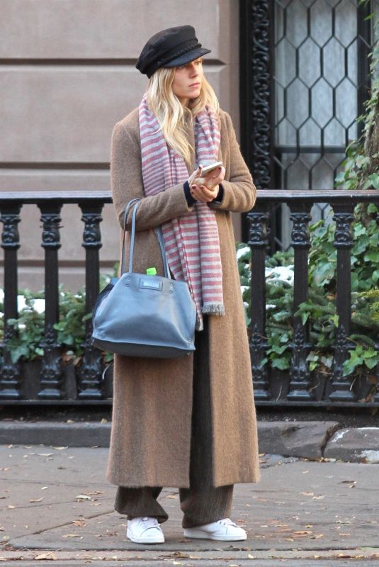 SIENNA MILLER Out and About in New York 12/11/2017