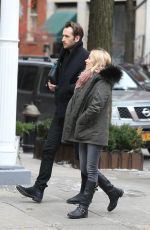 SIENNA MILLER Out for Lunch with a Friend in New York 12/15/2017