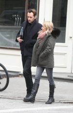 SIENNA MILLER Out for Lunch with a Friend in New York 12/15/2017