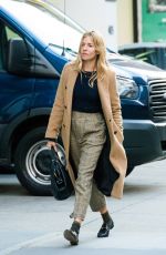 SIENNA MILLER Out in New York 11/29/2017