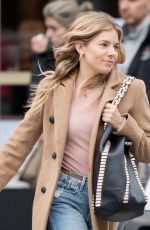 SIENNA MILLER Out in New York 12/05/2017