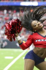 SIMONE BILES Performs with Houston Texans Cheerleaders at NRG Stadium in Houston 12/10/2017