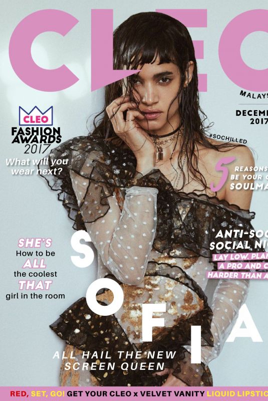 SOFIA BOUTELLA in Cleo Magazine, Malaysia December 2017