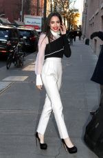 SOFIA CARSON Arrives at The View in New York 12/07/2017