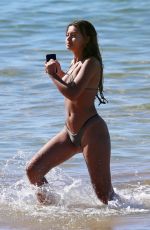 SOFIA JAMORA in Bikini on the Beach in Maui 12/24/2017