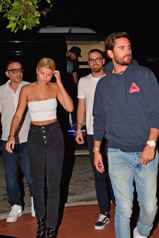 SOFIA RICHIE and Scott Disick at LIV Nightclub in Miami 12/08/2017