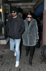 SOFIA RICHIE and Scott Disick Night Out in Aspen 12/30/2017