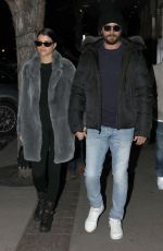 SOFIA RICHIE and Scott Disick Night Out in Aspen 12/30/2017