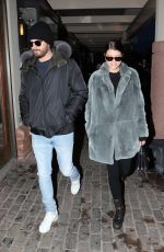 SOFIA RICHIE and Scott Disick Night Out in Aspen 12/30/2017