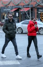 SOFIA RICHIE and Scott Disick Out Shopping in Aspen 12/29/2017