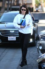 SOFIA RICHIE Arrives at Meche Salon in Los Angeles 12/21/2017