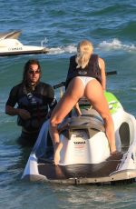 SOFIA RICHIE in Bikini at a Jet Ski Ride in Miami 12/08/2017
