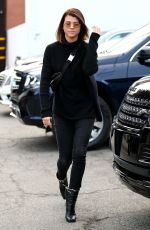 SOFIA RICHIE Shows off New Brunette Hair Out in Beverly Hills 12/20/2017