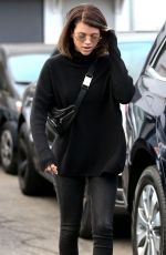 SOFIA RICHIE Shows off New Brunette Hair Out in Beverly Hills 12/20/2017