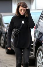 SOFIA RICHIE Shows off New Brunette Hair Out in Beverly Hills 12/20/2017
