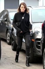 SOFIA RICHIE Shows off New Brunette Hair Out in Beverly Hills 12/20/2017