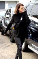 SOFIA RICHIE Shows off New Brunette Hair Out in Beverly Hills 12/20/2017