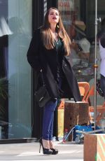 SOFIA VERGARA and SARAH HYLAND on the Set of Modern Family in Venice Beach 12/07/2017