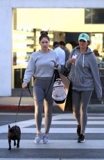 SOPHIA and OLIVIA PIERSON Out Shopping in Beverly Hills 12/01/2017