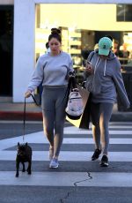 SOPHIA and OLIVIA PIERSON Out Shopping in Beverly Hills 12/01/2017