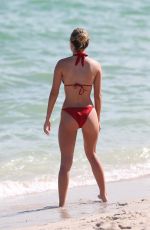 SOPHIA VANTUNO in Bikini at a Beach in Miami 12/07/2017